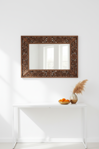 Jaali Mirror Wall Mounted Styled
